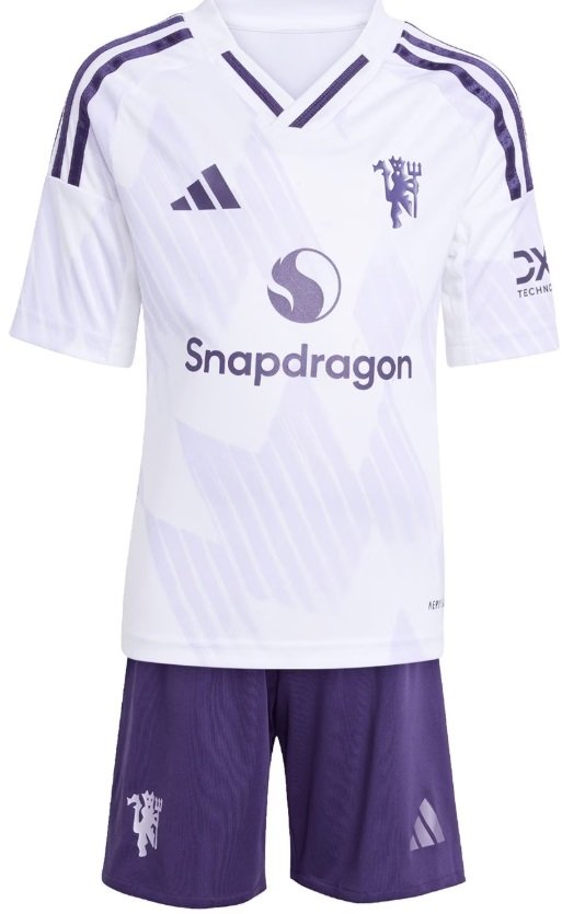 Kit infantil II Manchester United 2025 2026 Adidas oficial 